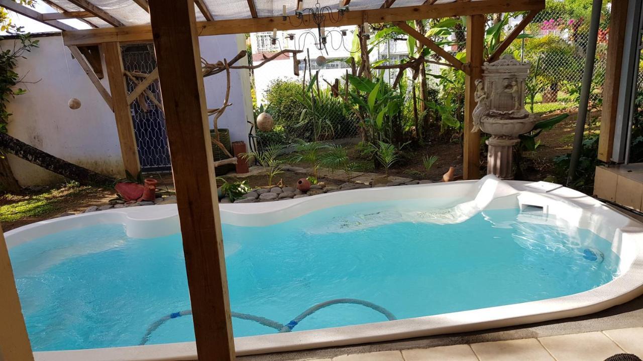 Appartement d'une chambre avec piscine partagee jardin clos et wifi a Le lamentin a 9 km de la plage Extérieur photo