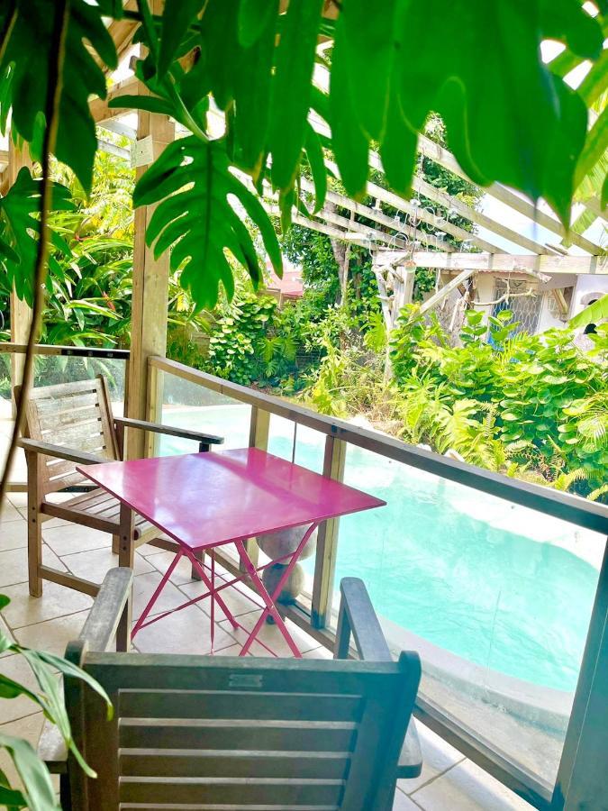 Appartement d'une chambre avec piscine partagee jardin clos et wifi a Le lamentin a 9 km de la plage Extérieur photo