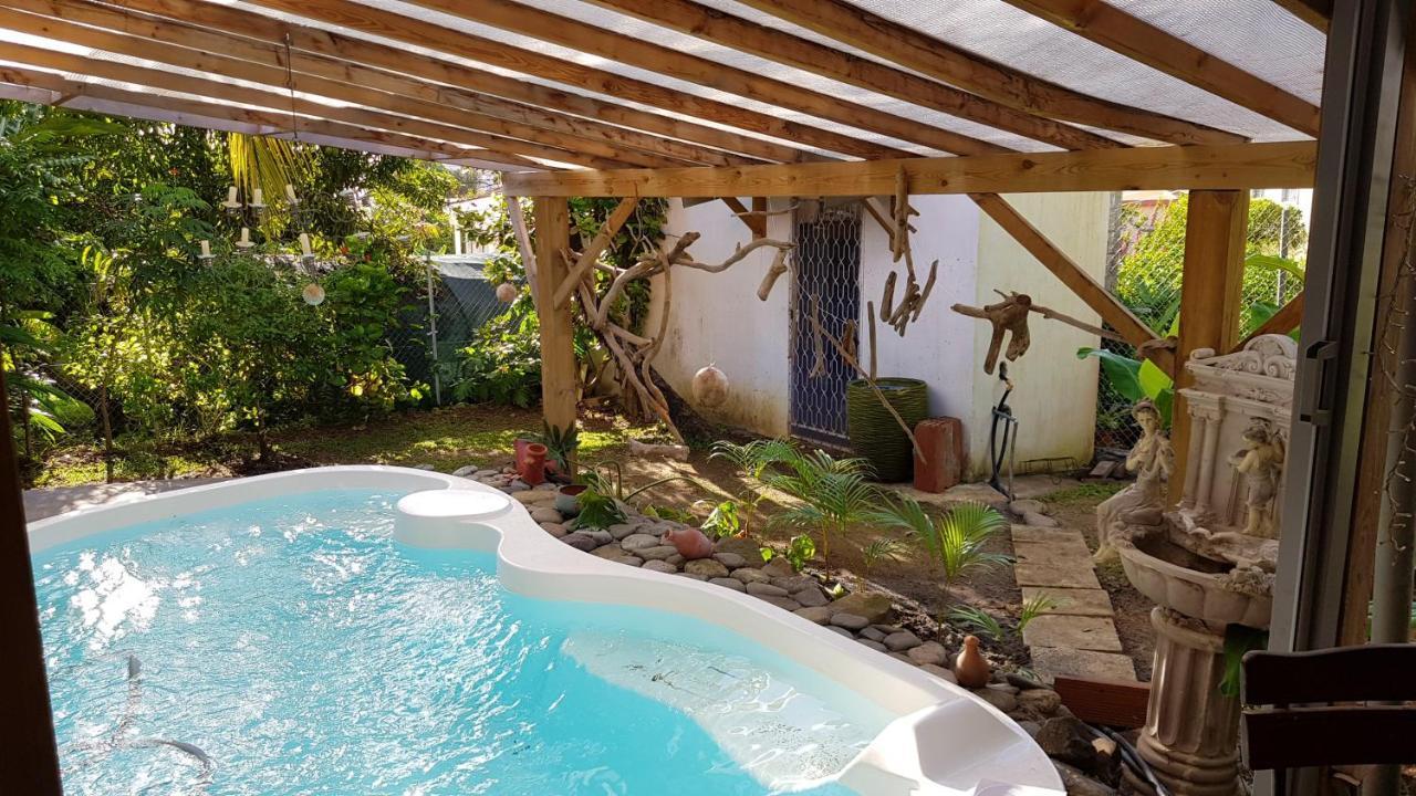 Appartement d'une chambre avec piscine partagee jardin clos et wifi a Le lamentin a 9 km de la plage Extérieur photo